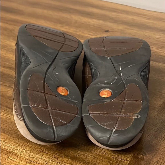 Clarks Unstructured Brown Slip On Slides Shoes Women’s Size 9 M - Picture 14 of 14